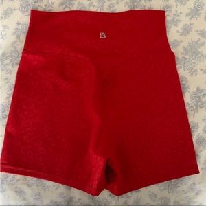 Buffbunny Rebel Shorts - Red Leopard